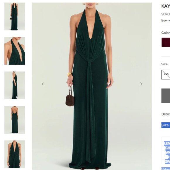 SEROYA Kayla Maxi Dress - Picture 1 of 8